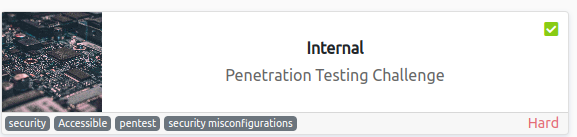 (TryHackMe) – CTF Internal